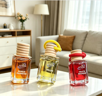 Diffuseur d'arômes AlTEDA original, flacon de parfum de 10 ml, diffuseur en verre, désodorisant pour voiture, flacon de parfum suspendu avec bouchons en bois