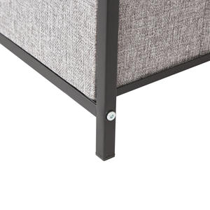 Cajoneras de Almacenamiento de Tela Independientes de Estilo Moderno, Gabinetes de Almacenamiento con Marco de Metal de Venta Caliente para Uso en Dormitorios y Hogares - Product Image 4