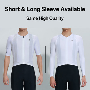 Private label fabrikant van wielershirts, korte en lange mouwen, aangepaste logo-print, sjabloon, startmerk, racefiets shirt - Product Image 2