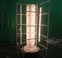 Système de tour de jardinage hydroponique vertical à 10 étages Lyine, tour hydroponique avec lumières, impression 3D