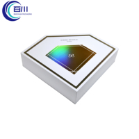 Caja de Regalo Personalizada Premium en Forma de Diamante con Impresión de Logotipo, Caja de Embalaje Rígida para Frascos de Perfume, Aceite, Cosméticos, Maquillaje y Productos para el Cuidado de la Piel