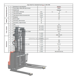 Montacargas Eléctrico QES-ESL de 1 Tonelada y 1.5 Toneladas, Apilador de Palés Eléctrico con Cargador y Batería, para Espacios Pequeños - Product Image 6