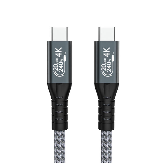 SYONG USB C to USB C Cable Fast Charging 240W PD High Speed 20Gbps Data Transfer 4K60Hz USB 3.2 Monitor Cable Type C Cable