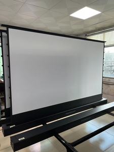 Telon, pantalla de proyector de suelo motorizada de 84-120 pulgadas, blanco suave, CINE 4K para uso doméstico, resolución 16:9 - Product Image 2