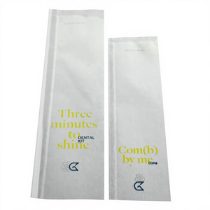 ถุงใส่ของ God Willing Pouch Mfg. ชุดอุปกรณ์โกนหนวดแบบใสพร้อมกระดาษรองกันเปื้อนสำหรับทันตกรรม  ซองเปล่าสำหรับใส่ผลิตภัณฑ์ดูแลผิว  ควบคุมความมัน สำหรับสิ่งอำนวยความสะดวกในโรงแรม - Product Image 1