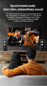 8K 60Hz A374 <span class=keywords><strong>HDMI</strong></span> 2.1 cáp hỗ trợ 4K 60Hz năng động HDR TDR 48Gbps <span class=keywords><strong>HDMI</strong></span> cáp cho Set-Top Box khuếch đại DVD Mixer - Product Image 5