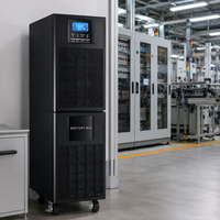 UPS Monofásico de Torre 6KVA 10KVA Online de Doble Conversión PF1 Onda Sinusoidal Pura con Batería de Plomo-Ácido para Telecomunicaciones