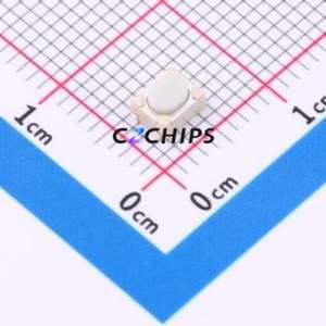 TS-1101-J26 Tactile Switch SMD-4P,4.2x3.4mm Switch Single Pole Single Throw Rectangle Button 2.6N Vertical Mount - Product Image 1