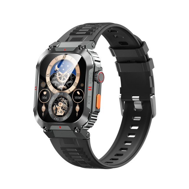 C58 Ultra Smartwatch for Men Fitness Tracker 2.02inch Screen IP68 Waterproof BT Call Voice Assistant Sports Reloj Smart Watch