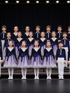 Chœur d'enfants unisexe, collège, école primaire, éloquence, discours, poésie, récitation patriotique, chanson rouge, polyester - Product Image 6