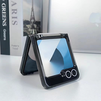 Untuk Samsung Z Flip 6 penutup belakang casing ponsel untuk Z Flip 5 casing warna ponsel