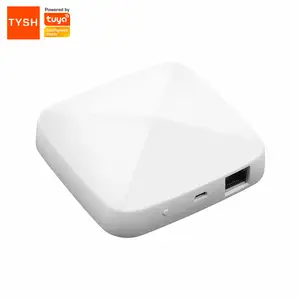 TYSH Tuya Zigbee有線ゲートウェイスマートライフゲートウェイサポートGoogleHome & Alexa & Zigbee3.0スマートゲートウェイハブ