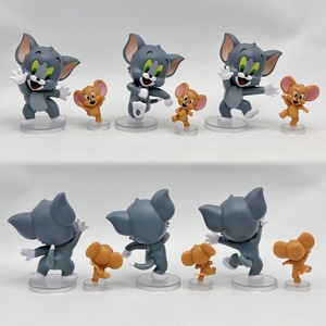 12 Versioni Q di Gatto e Topo, Modellini da Collezione <span class=keywords><strong>Tom</strong></span> e <span class=keywords><strong>Jerry</strong></span>, Decorazioni da Tavolo in PVC - Product Image 3