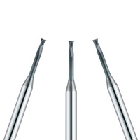 Outils de coupe à revêtement DLC personnalisé 2 cannelures CNC mèches carbure fraise en bout 30 degrés HRC60 diamant revêtement fraise D1-D12