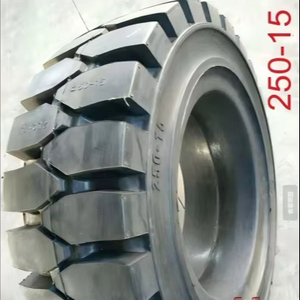 250-15 Solid Forklift Tires, Thickened Wear Resistant No <b>Inflation</b>, Fit Heli Hangcha Forklifts, Wholesale In Stock - Product Image 2