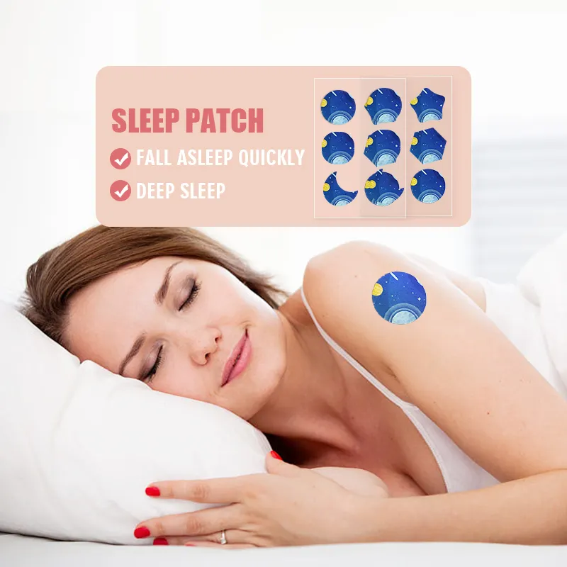 Bestverkopende Producten 2024 Anti-Slapeloosheid Melatonine Sticker Verbeteren Slaap Gezondheidszorg Natuurlijke Slaappleister