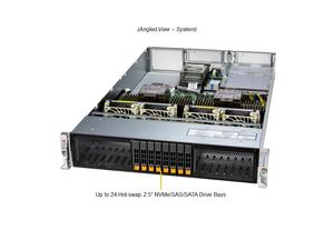SYS-222H-TN 2U Dual <b>Socket</b> DDR5 ECC NVMe Hot Swap Rack Server Barebone Enterprise Cloud Virtualization HPC Custom Configurable - Product Image 3