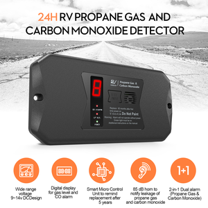 Détecteur de gaz propane pour camping-car Alarme de gaz propane GPL pour camping-car DC 12V Conçu pour les voyages en camping-car Affichage numérique - Product Image 3