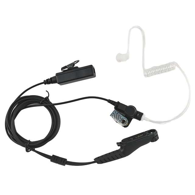 PMLN8341 Portable Two-way Radio Double Wire Invisible Headset PTT Button PMLN8295 for R7 FKP R7 NKP R7A MOTOROLA Walkie Talkie