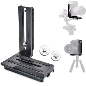 YEAH Alumínio L-Shape Suporte Vertical Horizontal Câmera Placa de Liberação Rápida para Zhiyun Weebil S Crane <span class=keywords><strong>2</strong></span> <span class=keywords><strong>3</strong></span> Gimbal Estabilizador - Product Image 1