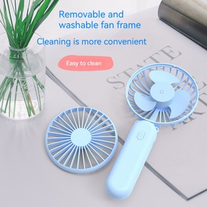 USB Charging Portable Mini Handheld Fan 3-Speed Folding Cooler with Stand Wearable Small Fan with High Comfort & Convenience - Product Image 5