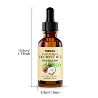 SUMAX 30ml noix de coco 3 en 1 soin des cheveux huile essentielle peau cheveux escargot multi-fonction huile de noix de coco