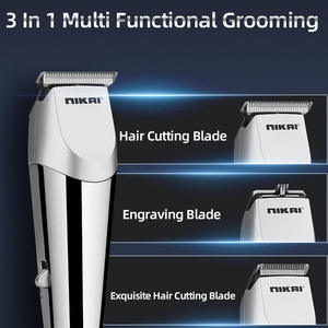 Venta al por mayor profesional 3-en-1 Hair Trimmer & Clippers USB Barber Tool para tocadores en plata marrón Percise - Product Image 2