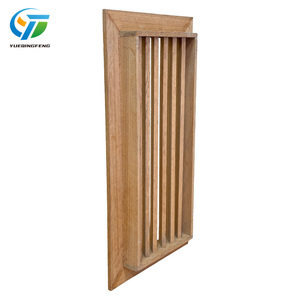 <span class=keywords><strong>Grille</strong></span> <span class=keywords><strong>de</strong></span> <span class=keywords><strong>ventilation</strong></span> murale <span class=keywords><strong>rectangulaire</strong></span> en bois <span class=keywords><strong>réglable</strong></span> et durable <span class=keywords><strong>de</strong></span> style nord-américain moderne - Product Image 3