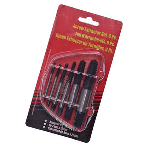 Kit de 6 extracteurs de vis à tête unique pour retirer les vis cassées, abîmées ou à filetage inversé - Product Image 3