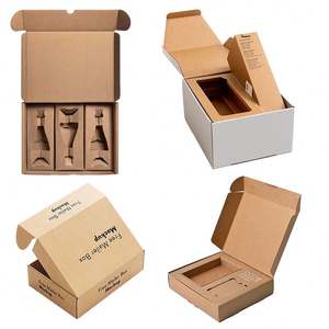 Foldable Cardboard Shipping Corrugated Mailer <b>Boxes</b> <b>Large</b> Custom Presentation Collapsible <b>Boxes</b> Custom Box Packaging - Product Image 5