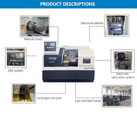 Precio de la Máquina de Torno CNC, Torno CNC CK6130, Torno CNC de Bancada Plana de China