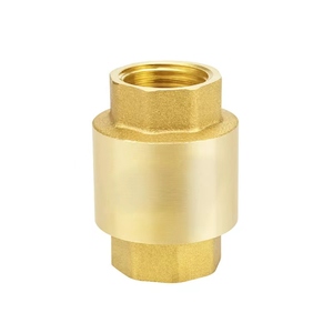 TMOK DN15 1/2 "pollici BSP Back-flow per impedire il <span class=keywords><strong>ritorno</strong></span> della <span class=keywords><strong>valvola</strong></span> unidirezionale In ottone <span class=keywords><strong>valvola</strong></span> <span class=keywords><strong>di</strong></span> ritegno a molla In linea - Product Image 4