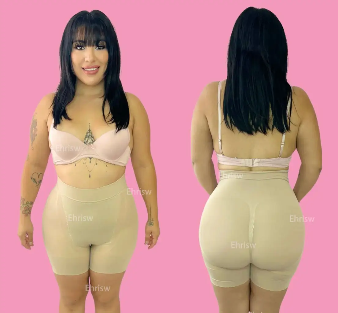 SEAMLESS Faja Shorts Fajas Colombianas高圧縮痩身産後全身シェイパーウエストトレーナー脂肪吸引後