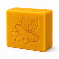 Savon Solide Artisanal au Curcuma pour le Visage et le Corps, Nettoyant, OEM ODM 100g