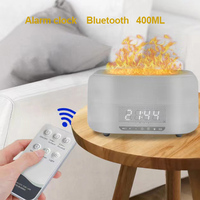 Le plus récent humidificateur d'air de feu 3D veilleuse diffuseur d'arôme brume fraîche humidificateur de feu de flamme Led ultrasonique