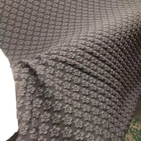Tissu Jacquard gaufrage 3D motif fleur de grenade, tissu à bulles extensible en Polyester et Spandex, vente en gros