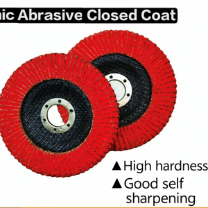 Disco de Láminas Cerámicas Curvas de 5 Pulgadas, Grano 40-120, T27, Cerámica Roja y Aluminio para Pulir Acero Inoxidable y Metal, Suministro al por Mayor OEM - Product Image 5