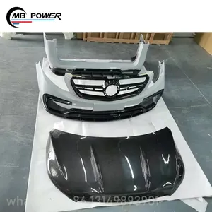 NEW!V class W447 to Top style carbon fiber body kit full set with hood scoop car bumper all dry carbon vito v250 v260 car kits