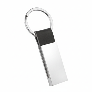 Portachiavi Rettangolare in Lega con Foto Digitale, Moschettone in Metallo con PU per Chiavi, Lega di Zinco, Senza Scatola - Product Image 2