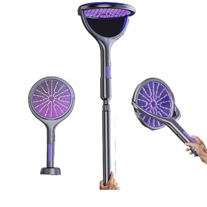 Raqueta Eléctrica Matamoscas, Raqueta Matamosquitos con Pantalla LED de 2500 V, Modos Duales, Recargable, para Interiores, Hogar, Oficina, Patio Trasero - Product Image 4