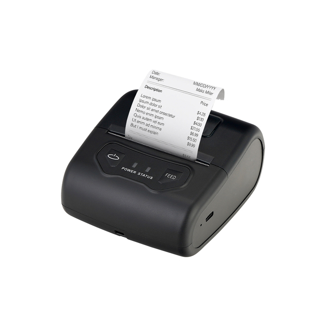 Portable 3 Inch Mobile Thermal Jewelry Labels Printer Handheld Printer with 2 Printing Modes for Mobile Phone Products in Stock