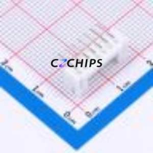 WAFER-PH2.0-7PWZ Wire-to-Board Pin Header Bent Lead Through Hole,P=2mm Connector 1x7P 2mm Right Angle Insert PH - Product Image 2