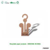 Cintres en carton recyclable écologique pour adultes, parfaits pour chaussures et mules, à fixer au mur