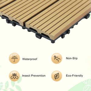 Dalles de <span class=keywords><strong>terrasse</strong></span> en WPC à emboîtement DIY, <span class=keywords><strong>pas</strong></span> chères, en plastique, pour balcon extérieur, jardin, <span class=keywords><strong>terrasse</strong></span>, sol en <span class=keywords><strong>bois</strong></span> composite pour l'extérieur - Product Image 2