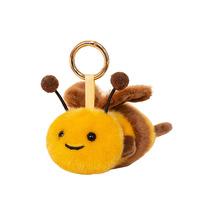 Articles décoratifs en peluche sur le thème des insectes - Papillons, abeilles, cigales, escargots, porte-clés, chaînes décoratives mignonnes, accessoires pour sacs à dos