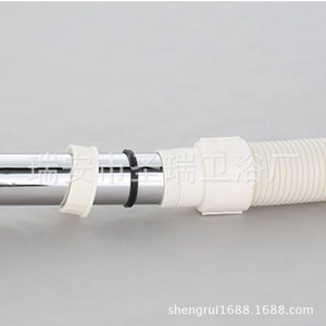 Tuyau de vidange en plastique Saint Ruijia, courbure en S, anti-odeur, pour lavabos et éviers, avec fil d'acier, matériau ABS - Product Image 3