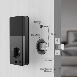Cute Smart Fingerprint Tuya TTlock App Control Password Keyless Aluminum Alloy Cloud Storage Security <strong>Lock</strong> <strong>Small</strong> <strong>Lock</strong> - Product Image 6