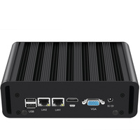 PC Mini Industri X31G 2x COM RS232 RS485 Intel N100 Celeron J6412 N2840 J4125 J1900 i3-5005U i5-5200U i7-4600U Windows Linux