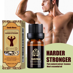 Aceite de Masaje para Hombre de 10 ml, Más Fuerte y Potente, Aceite Esencial de Extracto Natural Puro South Moon para el Cuidado Personal Masculino - Product Image 1