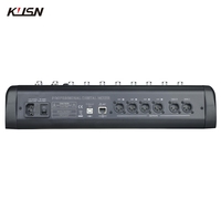 Mixer Digital 12 saluran, Fader elektrik kendali jarak jauh konsol Mixing profesional Mixer suara DSP dengan layar sentuh 4.3 inci